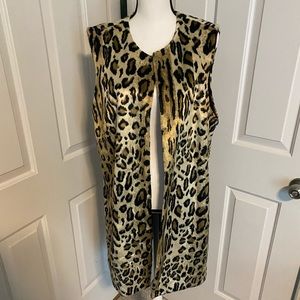 Fur Leopard Vest